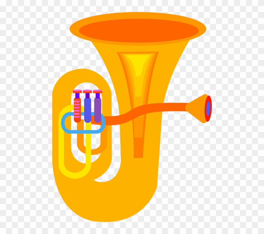 880x780 Vector Illustration Of Tuba Large Brass Low Pitched Clipart