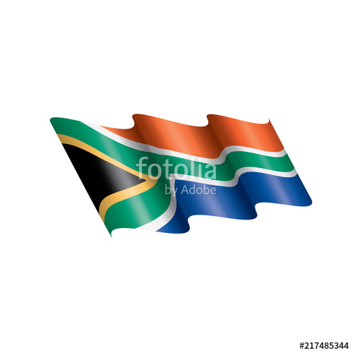 South Africa Flag, Vector Illustration On A White Background 500x500 South Africa Flag, Vector Illustration On A White Background