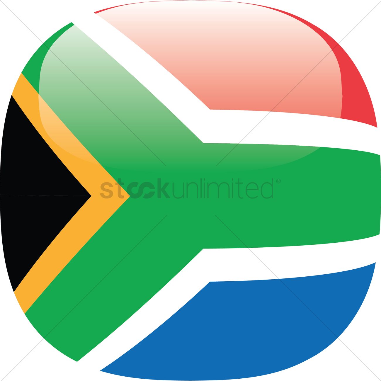 South Africa Flag Vector Image 1300x1300 South Africa Flag Vector Image