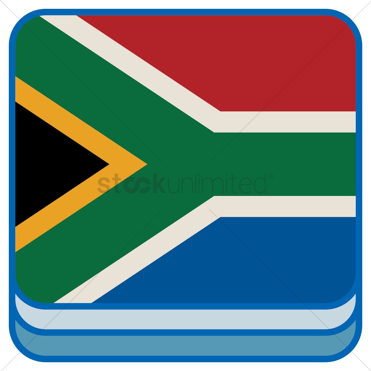 South Africa Flag Vector Image 1300x1300 South Africa Flag Vector Image