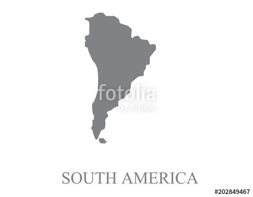 500x389 South America Map Vector Stock Image And Royalty Free Vector