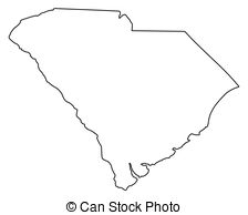 224x194 South Carolina State Map Clip Art Vector Graphics South
