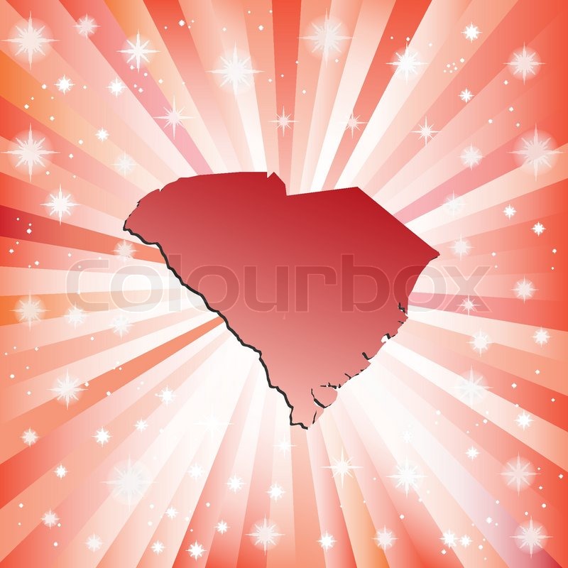 800x800 Red South Carolina Vector Stock Vector Colourbox