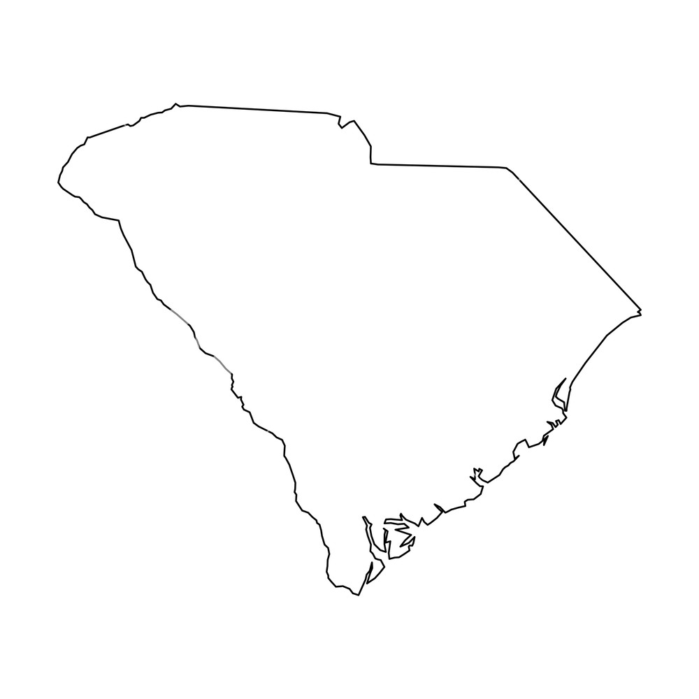 1000x1000 South Carolina, State Of Usa