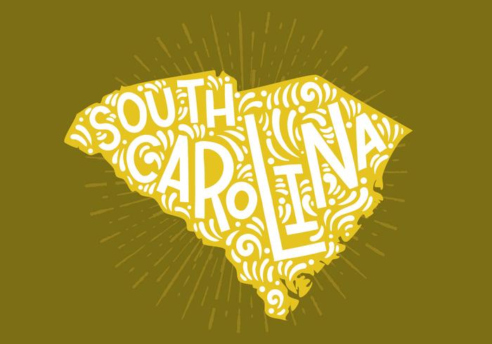 700x490 South Carolina State Lettering