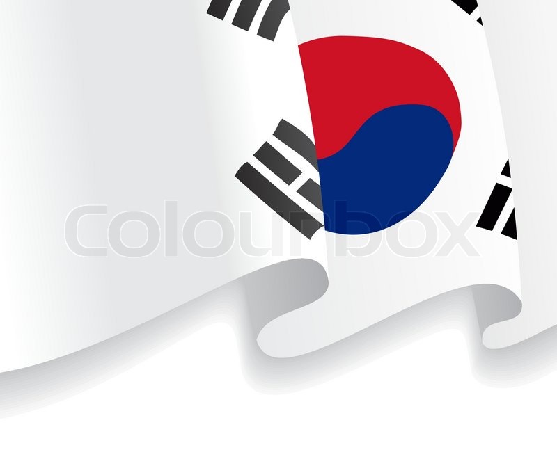 800x660 Background With Waving South Korea Stock Vector Colourbox