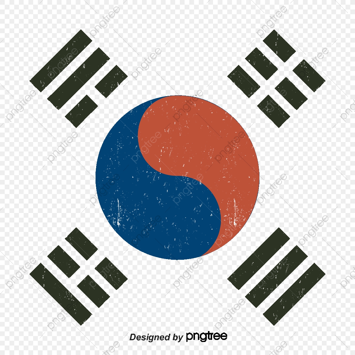 1200x1200 Vector South Korea Flag, Korean Flag, Flag, Cartoon Flag Png