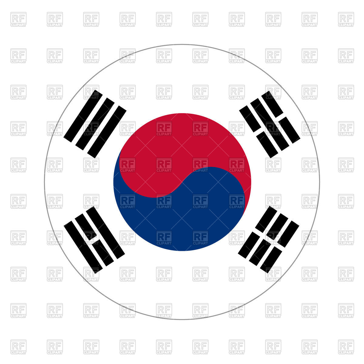 1200x1200 Flag Of South Korea Vector Image Of Flags Ribbons