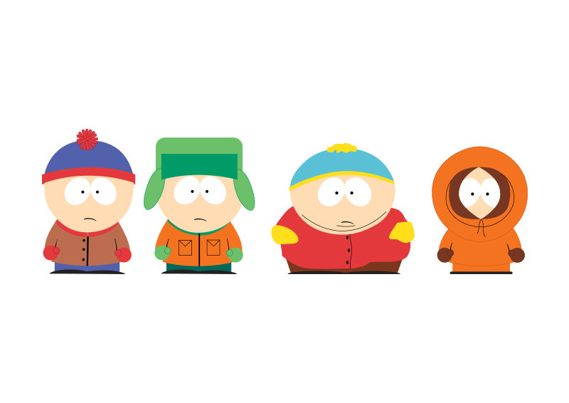 800x566 South Park Kids Vector