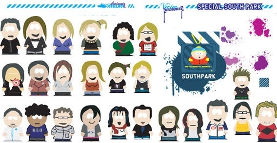 568x294 South Park Characters Free Vector Download