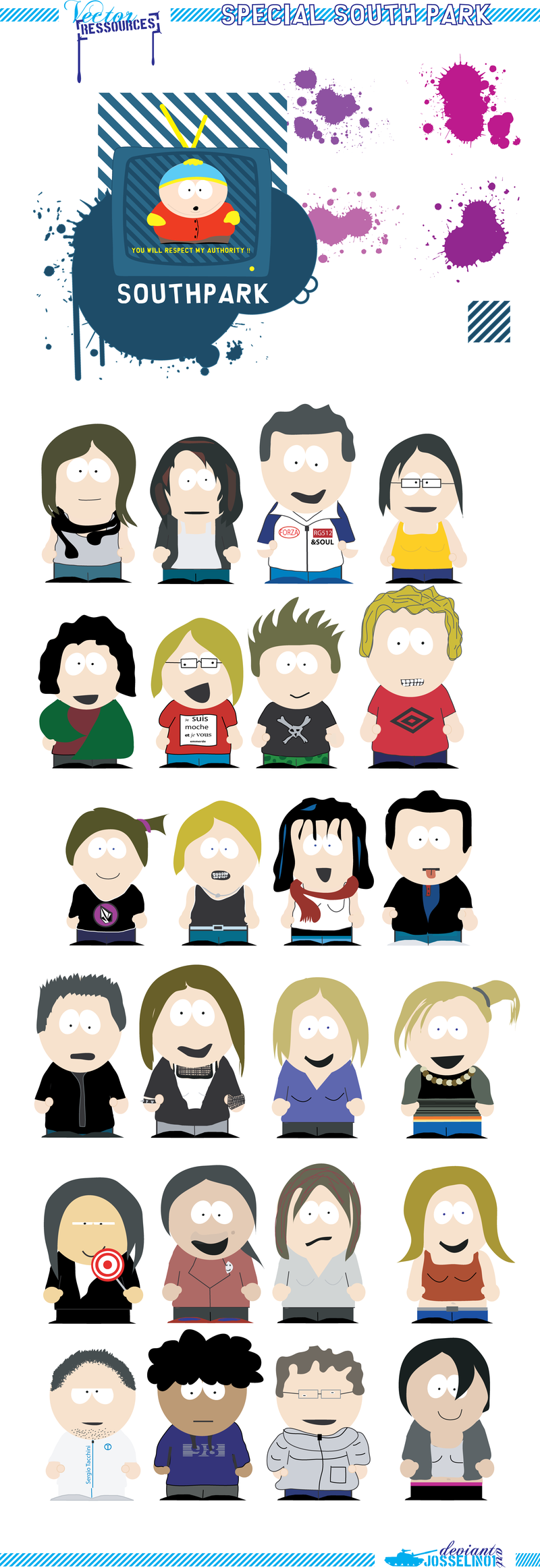 800x2325 Splats And South Park Vector