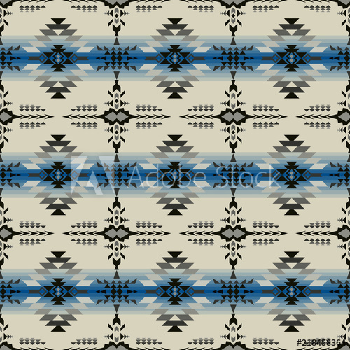 500x500 Native Southwest American,indian, Aztec, Geometric Seamless