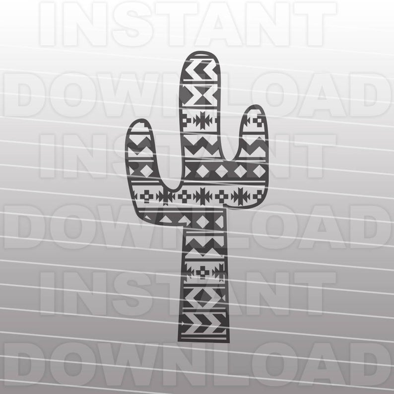 794x794 Southwest Pattern Cactus Filesouthwestern Svgdesert Etsy