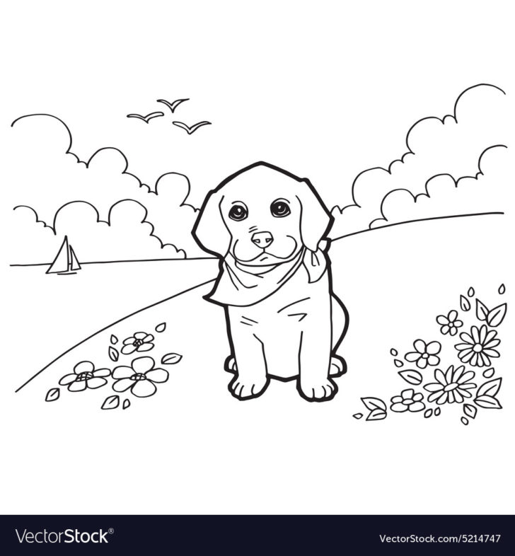 Coloring Books Landscape Coloring Book With Dog And Royalty Free 728x786 Coloring Books Landscape Coloring Book With Dog And Royalty Free