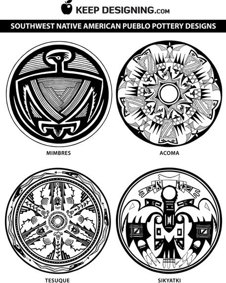 Free Southwest Native American Pottery Design Vectorss Clipart 456x571 Free Southwest Native American Pottery Design Vectorss Clipart