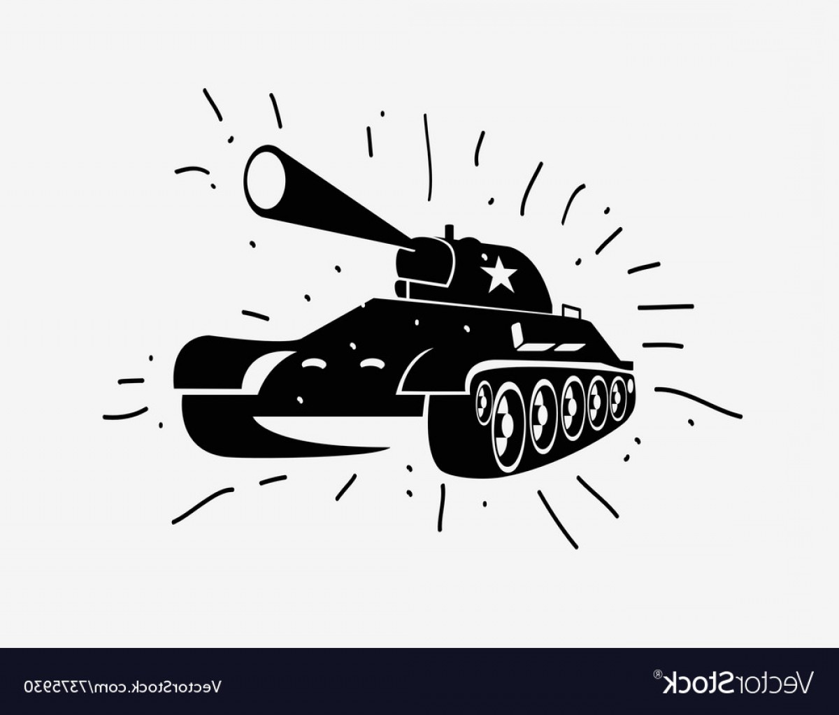 1200x1023 Silhouette Of The Soviet Tank Vector Cqrecords