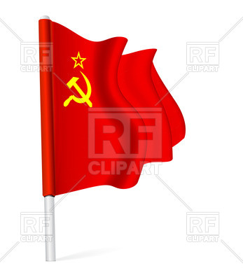 347x400 Waving Flag Of The Union Of Soviet Socialist Republics Vector
