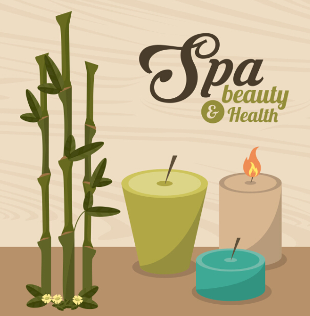 605x617 Spa Beauty Health Vector Background Free Download