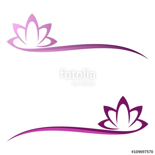 500x500 Purple Lily Spa Logo Template Stock Image And Royalty Free