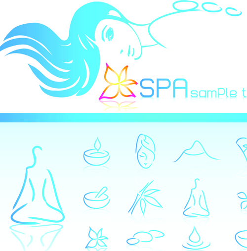 500x507 Woman With Spa Salon Elements Vector Free Vector In Encapsulated