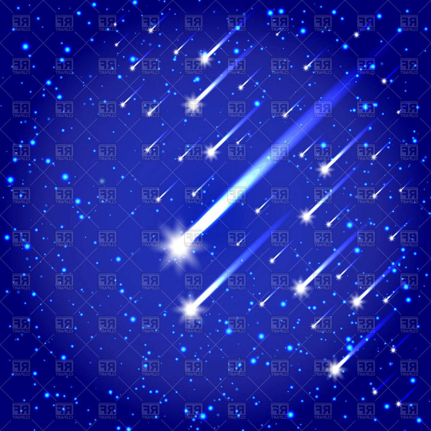 Space Background With Shooting Stars And Comets Vector Clipart 1440x1440 Space Background With Shooting Stars And Comets Vector Clipart