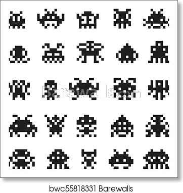 Space Invaders Vector at Vectorified.com | Collection of Space Invaders ...