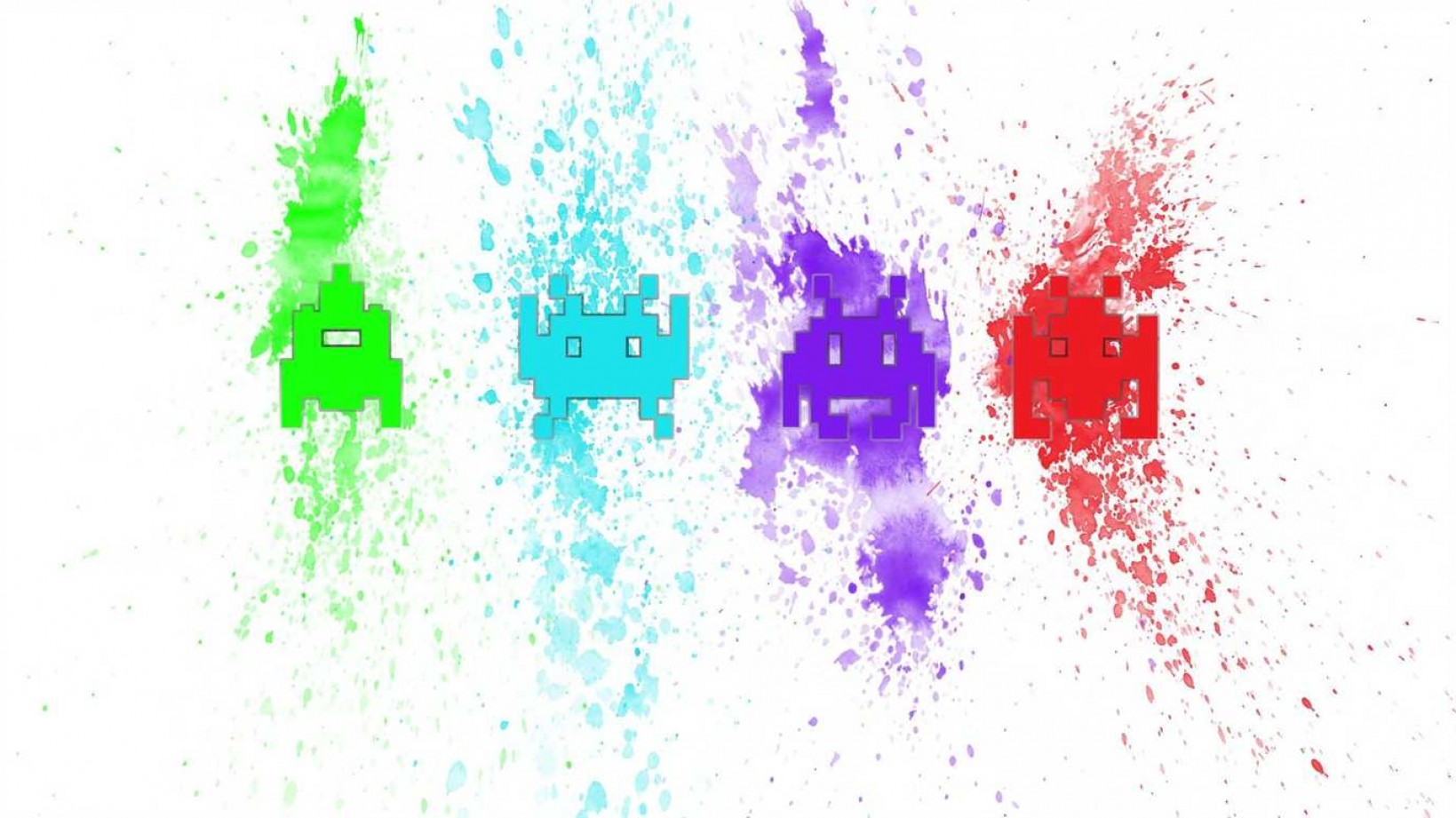 1639x921 Space Invaders Wallpaper Background Games Pixel F Newwaysys