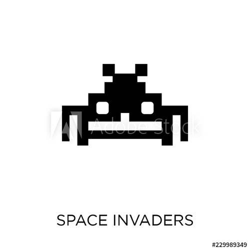 500x500 Space Invaders Icon Space Invaders Symbol Design From Arcade