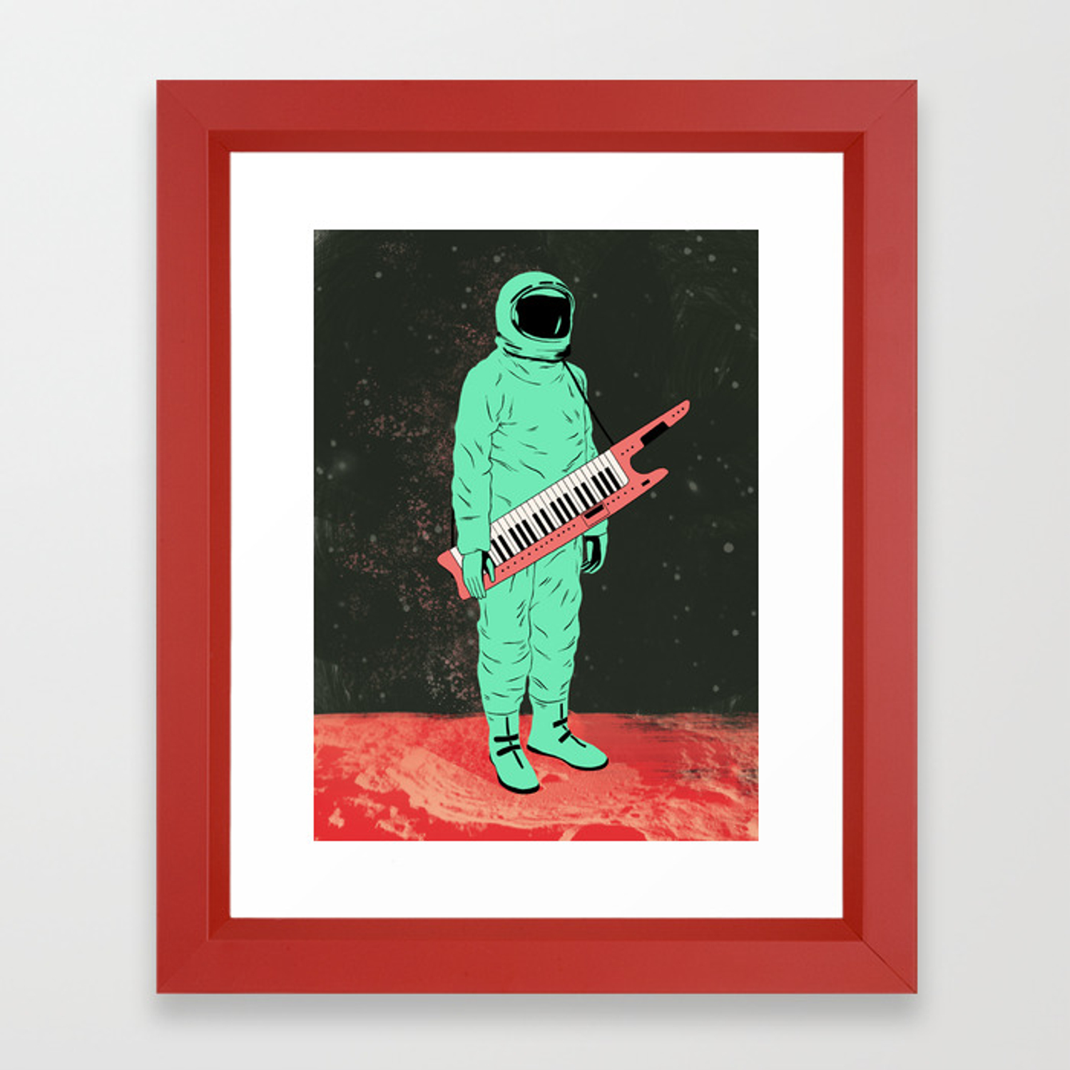 1500x1500 Space Jam Framed Art Print