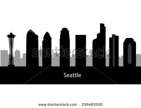 Seattle City Silhouette 450x347 Seattle City Silhouette