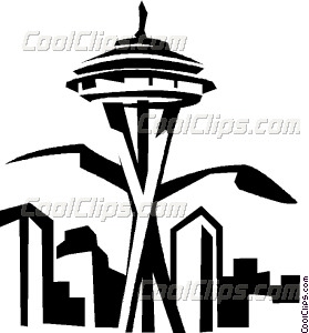 Seattle Space Needle Vector Clip Art 279x300 Seattle Space Needle Vector Clip Art
