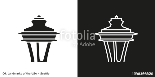 Space Needle Icon 500x250 Space Needle Icon
