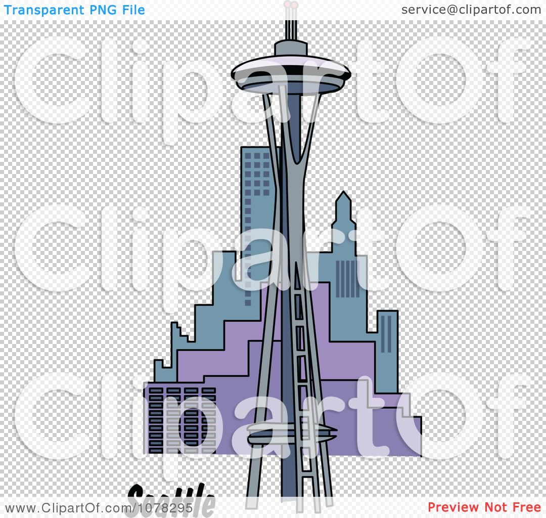 Space Needle Vector Wallplus 1080x1024 Space Needle Vector Wallplus