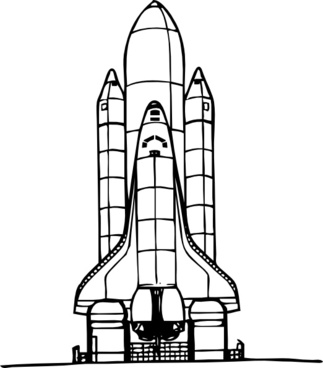323x368 Nasa Shuttle Vector Free Vector Download