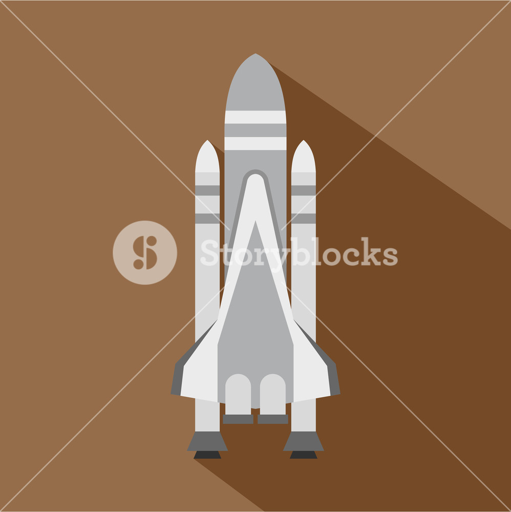 998x1000 Space Shuttle Icon Flat Illustration Of Space Shuttle Vector Icon