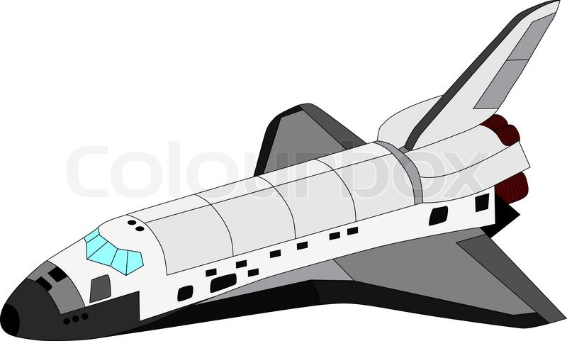 Vector Space Shuttle Isolated On White Stock Vector Colourbox 800x481 Vector Space Shuttle Isolated On White Stock Vector Colourbox