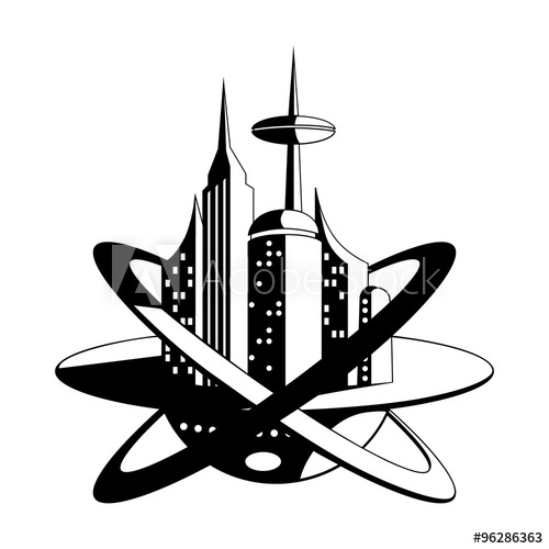 500x500 International Space Station Of The Future Vector Icon