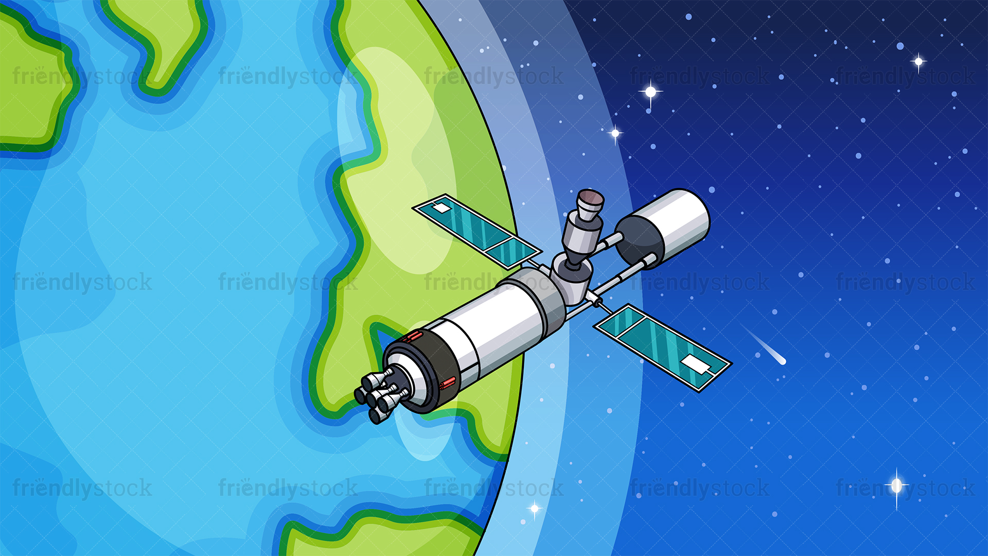 Space Station Vector at Vectorified.com | Collection of Space Station