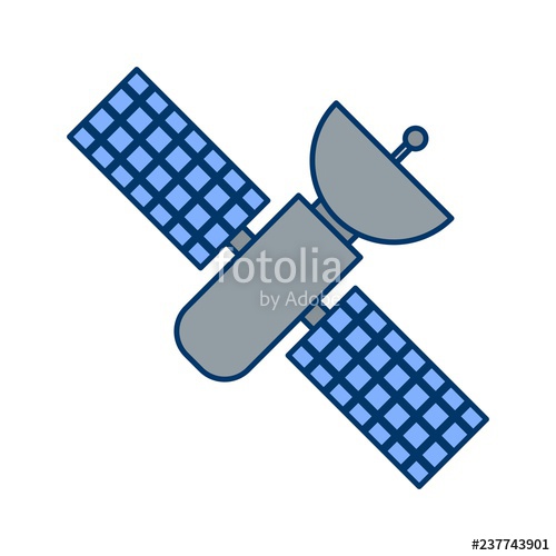 500x500 Space Station Vector Icon Stock Image And Royalty Free Vector