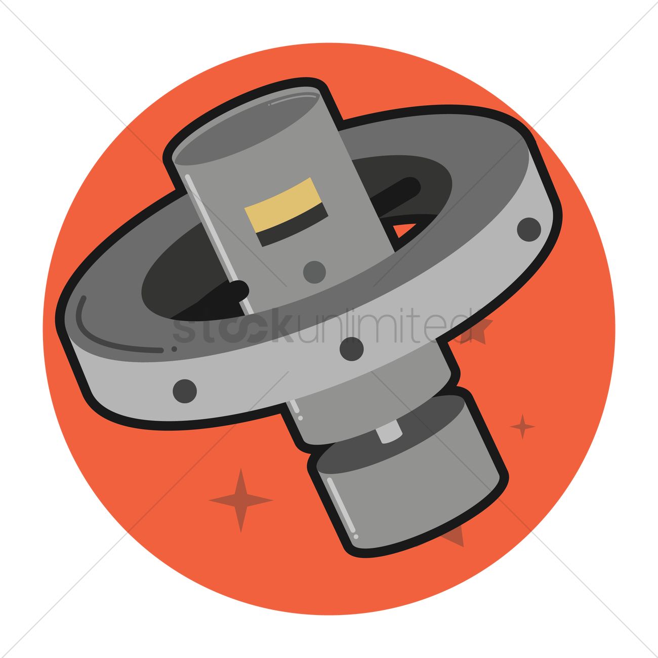 1300x1300 Space Station Vector Image