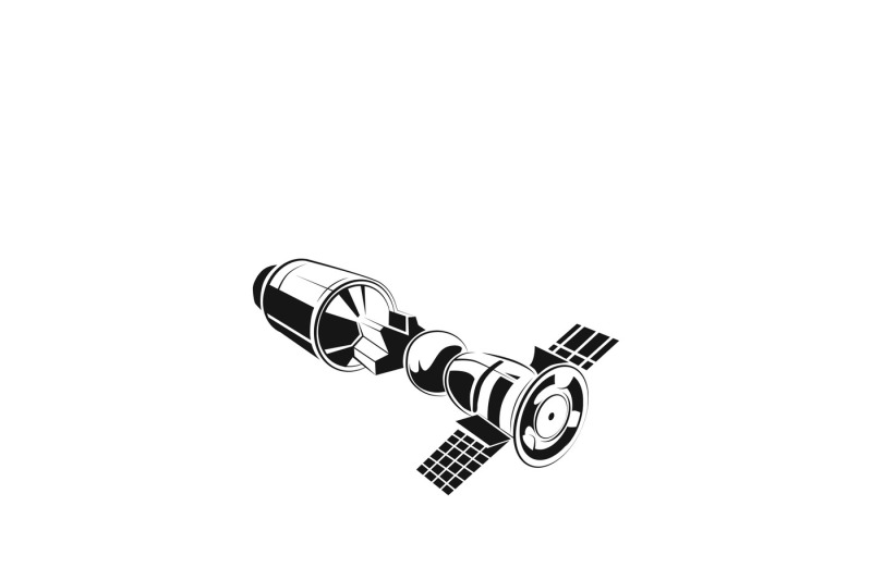 800x533 Space Station Vector Icon