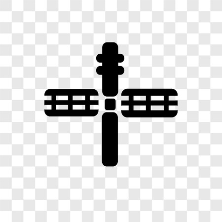 450x450 Space Station Vector Icon Isolated On Transparent Background