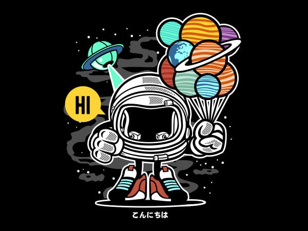 600x450 Gift From Outer Space Vector T Shirt Design