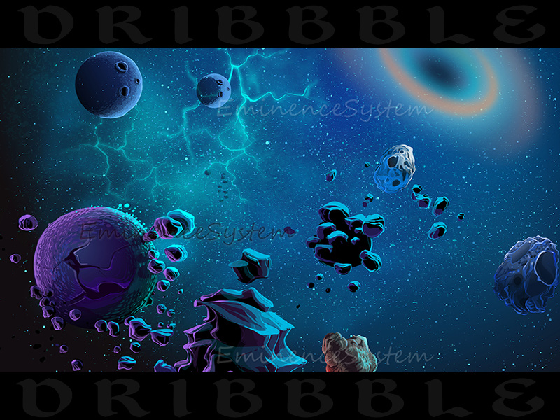 800x600 Space Vector Background