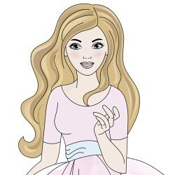 250x250 Little Spaceman Vector Illustration Seamless Pattern Set