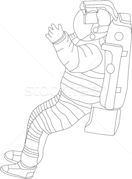 443x600 Spaceman Vector Illustration Pavel Bortel