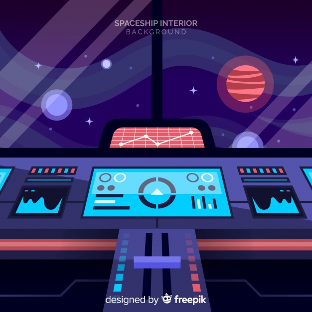 Spaceship Interior Vector at Vectorified.com | Collection of Spaceship ...