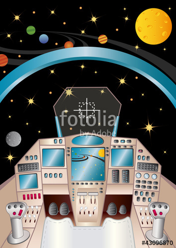 354x500 Spaceship Interior In The Universe Stock Image And Royalty Free