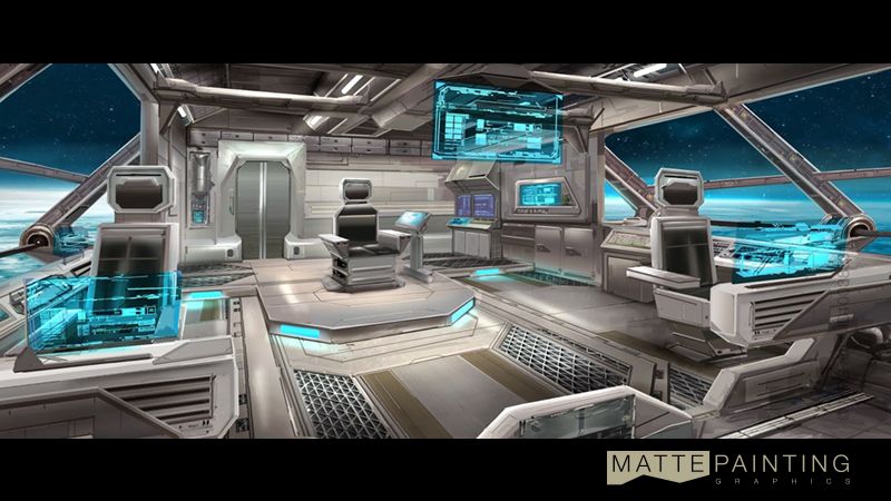 800x450 Spaceship Interior Vector