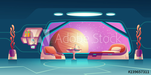 500x250 Future Space Station, Science Fiction Starship, Orbital Hotel